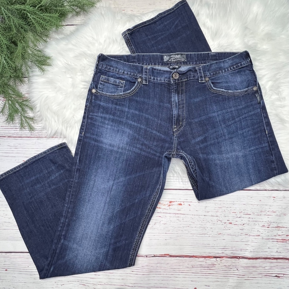 👖Like New |•SILVER JEANS•| Gordie Loose Fit Straight Leg 40x34👖 - Picture 2 of 12